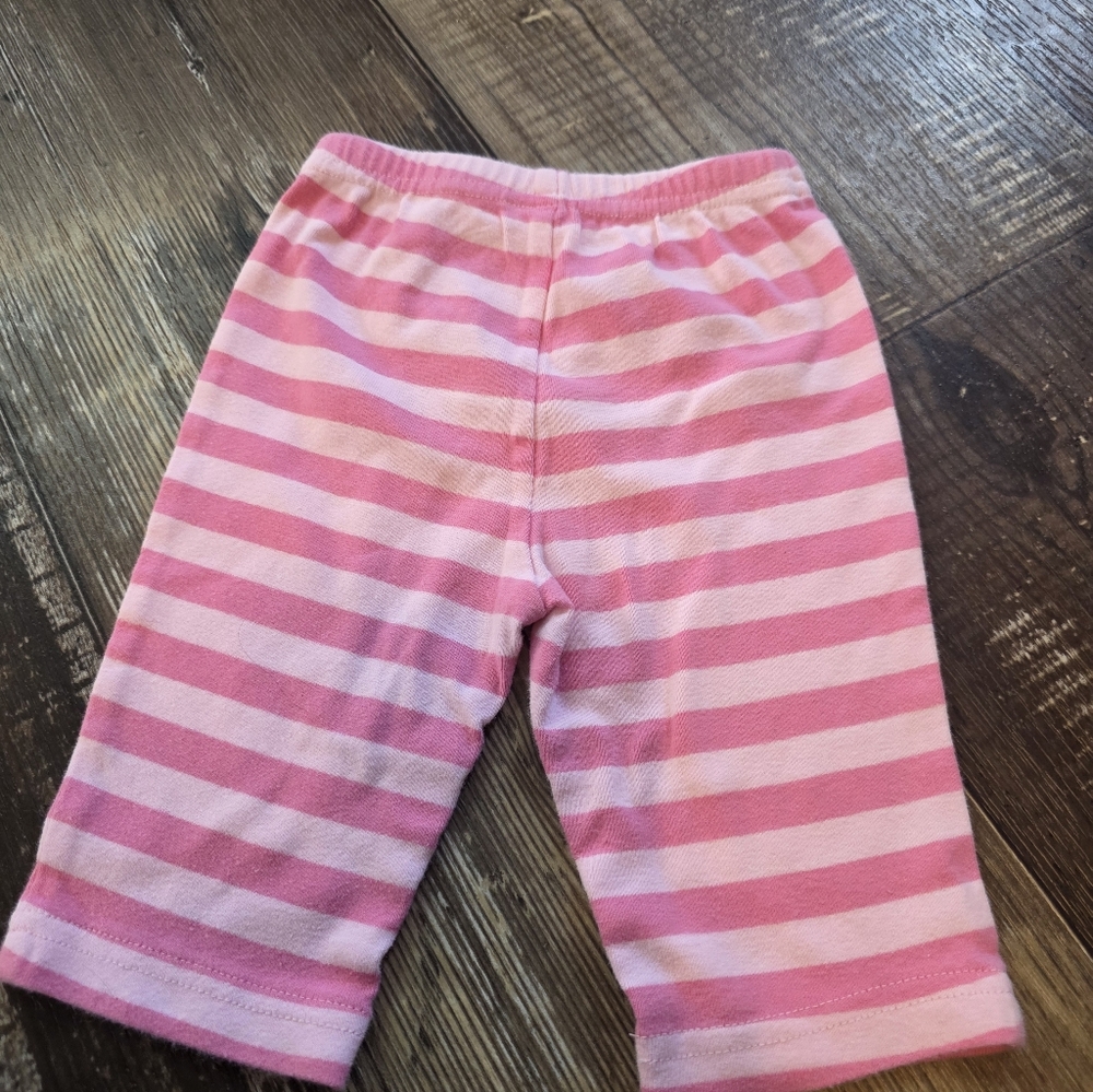 Pink Striped Baby Leggings - Picture 5 of 5